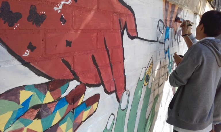 Comienzan a tomar forma los nuevos murales artísticos