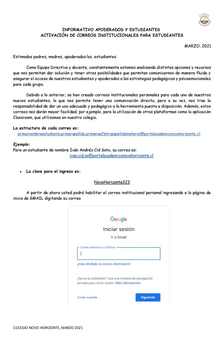 Atención apoderados: Así se reactiva el correo electrónico institucional