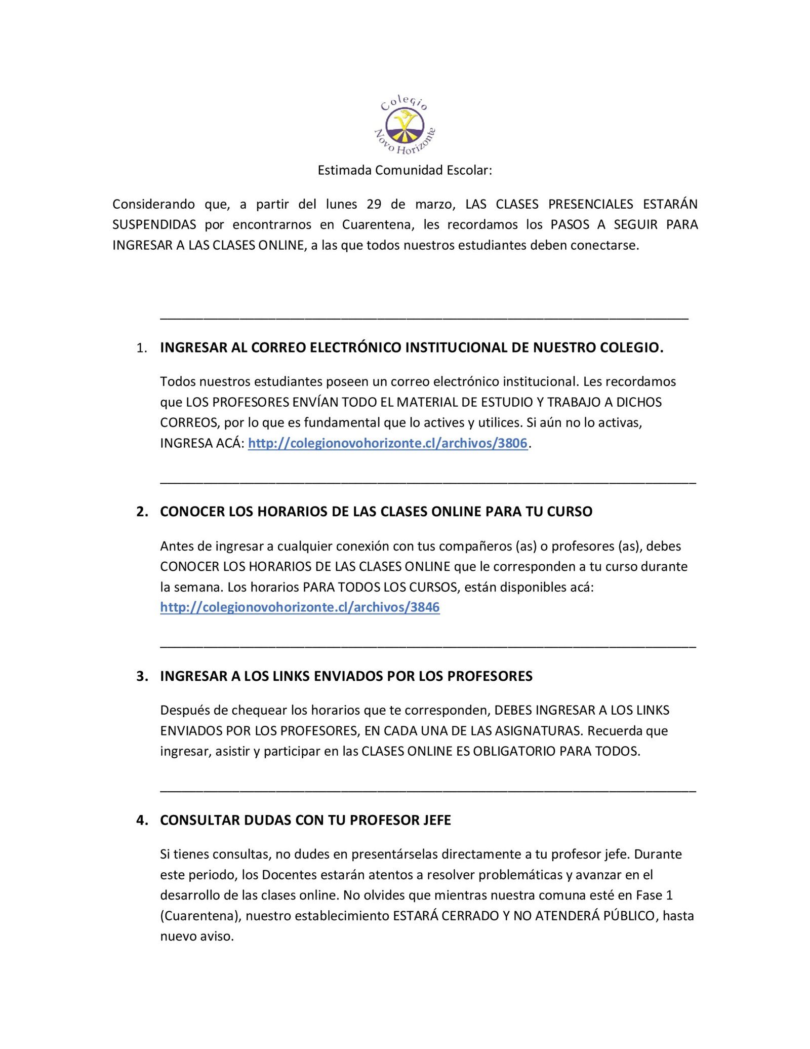 Paso a paso: Así debes ingresar a las clases online